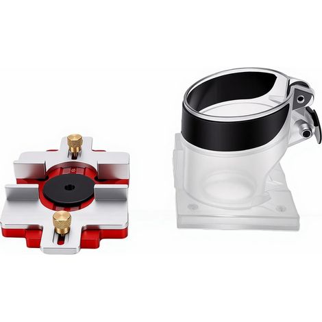 Base de Routeur pour Coupe-bois, Support de Fente Compact en Alliage d'aluminium, Base de Routeur de 69 Mm pour le Chanfreinage, Gabarit de Coupe, Travail pour les Utilisateurs de Menuiserie (1/5)