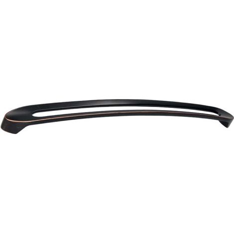 Moderner Möbelgriff SIRO Zamak - 422 x 140 mm - Schwarzes Kupfer gebürstet
