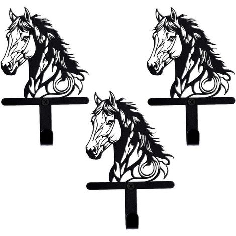 Iron Horse Wandhaken – Robust – für Schlüssel, Taschen und Jacken (1/5)