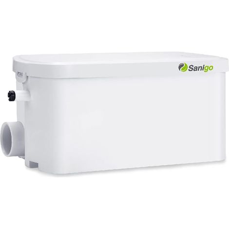 SANI-S250C Broyeur sanitaire Pompe à déchets silencieuse, Pompe de relevage Douche équipée de Deux entrées (1/5)