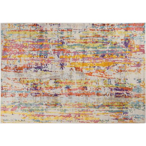 Rechteckiger, bunter Teppich 160 x 230 cm DOJA