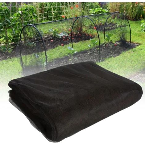 Moustiquaire d'extérieur 6 x 2,4 m, maille fine, protection contre les insectes, vendue au mètre, filet de protection pour légumes, filet anti-oiseaux, filet de protection pour plantes de jar (1/5)