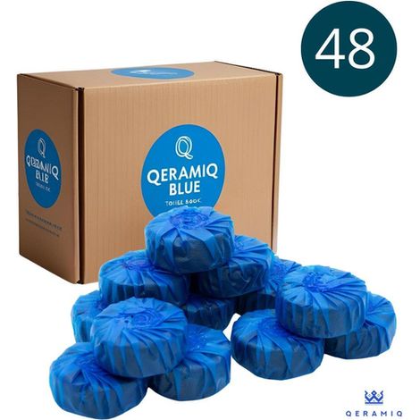 QeramiQ Blue Fresh Blocks - blocs pour WC - boîte - 48 pièces (1/4)