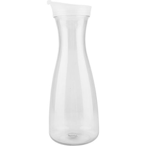 1 Bouteille de jus,Matériau PC,Transparent,Couvercle inclus,1000ml,Maison bar restaurant (1/5)