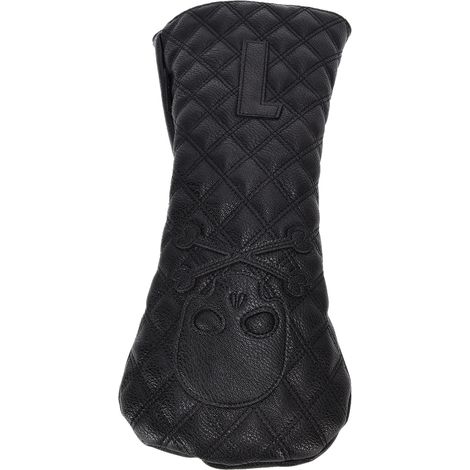 Couvre-clubs de golf en cuir PU imperméable, motif crâne, numéro 1 (1/5)