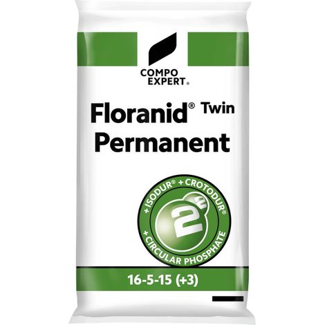 COMPO EXPERT Rasendünger Floranid Twin Permanent 20 kg Profidünger Langzeit (1/3)
