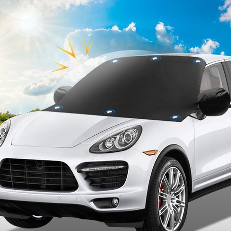 Car Windshield Cover, Magnetic Windshield Cover, Foldable Front Auto Universal for Snow, UV, Dust, Rain – 210 x 122 cm (1/5)