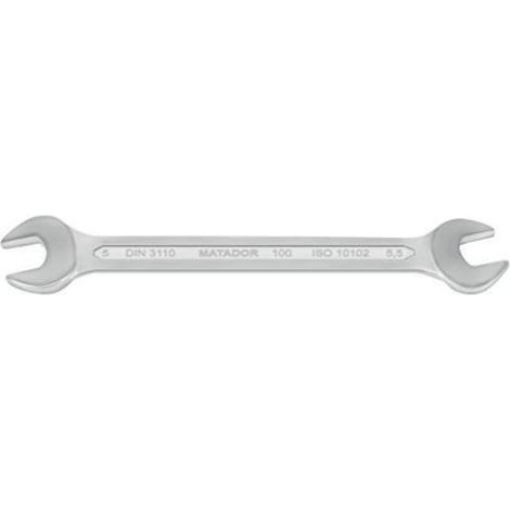 Clé Polygonale Double - Acier - 5 x 5,5 mm - Usage Professionnel Et Domestique - 1 Pièce