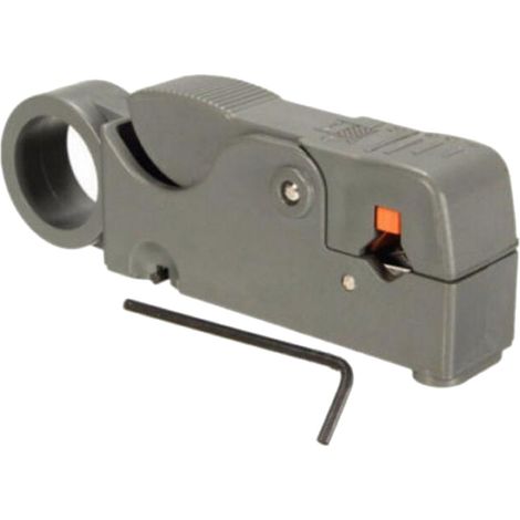 Pince à dénuder pour câble coaxial : dénudage précis, efficace, prise en main confortable, outil de coupe pour fils plastiques (1/5)