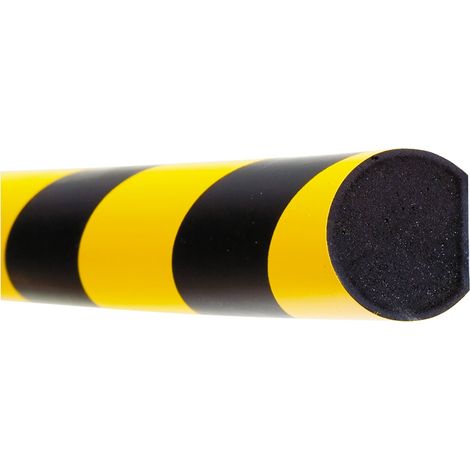 Moravia Prallschutz MORION Kreis Flächenschutz 32 x 40 x 1000 mm gelb/schwarz magnetisch (1/5)
