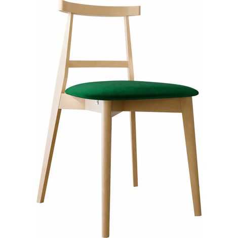 Silla Dearborn 104, Magic Velvet 2225, 75x48x54cm, Tapiz, De madera, Madera