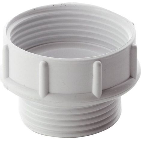 RIDUZIONE PER SIFONI IN PLASTICA - RACCORDO M1xF1/4 - COLORE BIANCO