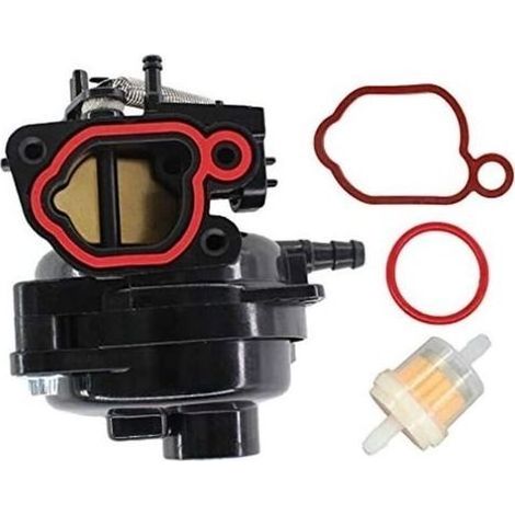 pair Carburateur avec filtre à essence pour moteur Briggs & Stratton 799584 594058 550EX 625EX 675EX 140cc (1/4)