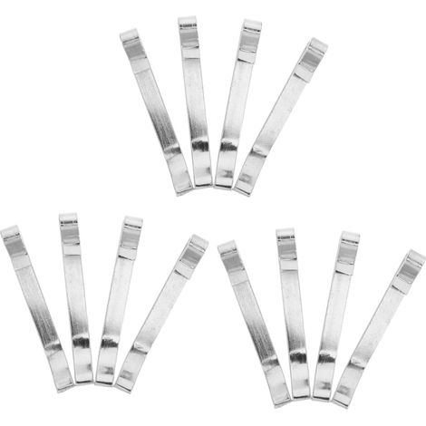 TEHAUX Clips de fixation pour tiroir, lot 12 retenue rail guidage, (1/5)