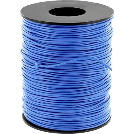 econ connect KD05BL100 Fil de câblage 1 x 0.2 mm² bleu 100 m C892562