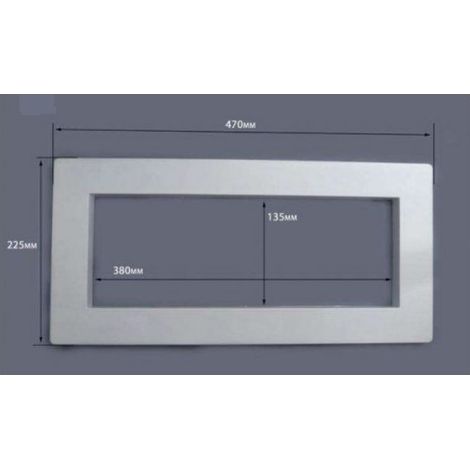 Hayward – Enjoliveur skimmer piscine grande meurtrière 470mm – Longueur intérieure 380mm – Hauteur extérieure 225mm – Coloris blanc