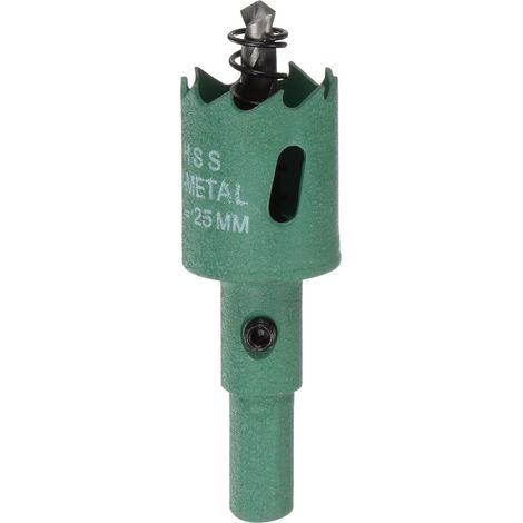 Bi-Metal Hole Saw 25 mm / 1in (1 Inch) Hole Saw Drill Bit Cutter For Wood Plastic Metal Sheet Plate Plaster, M42 HSS High Speed Steel (1/5)
