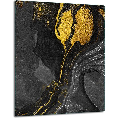 Tischplatte aus Glasplatte, 40x52 cm, Marmor (1/5)