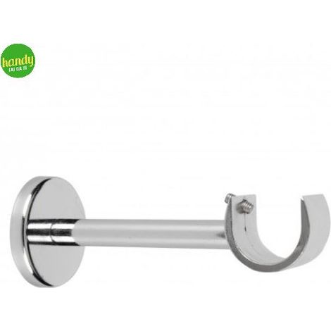 SUPPORTO FRONTALE SOFFITTO APERTO PER TUBI DIAM.22 MM COL. CROMO