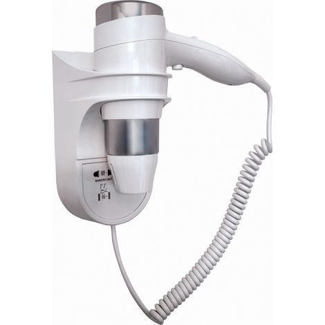 Lineabeta - Sèche-cheveux 1600 W avec prise blanche