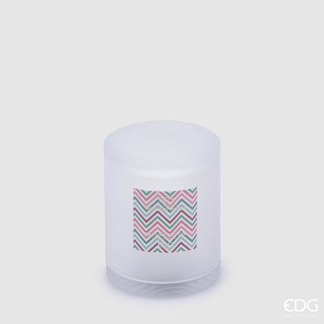 EDG Enzo De Gasperi Candela con Coperchio H 11 Cm D 9  Cm Cotton