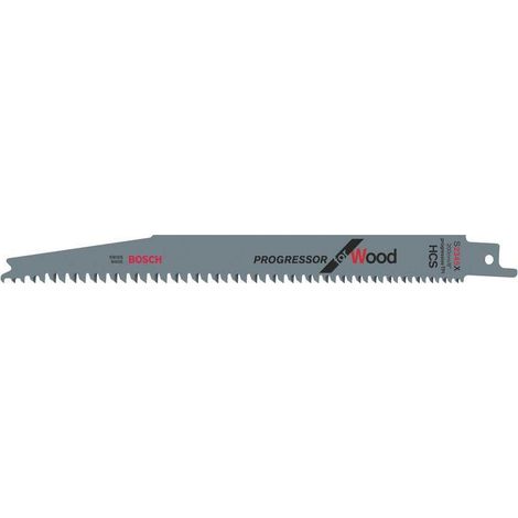 Lama per seghetto a sciabola S 2345 X L.200mm P.19mm TPI 6-10 2,5-4,3mm 25 pezzi/cartoncino