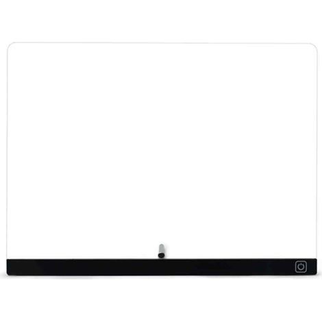 Tableau lumineux LED, Acrylique, 7 Couleurs, Rechargeable, Support Réglable, Maison Bureau (1/5)