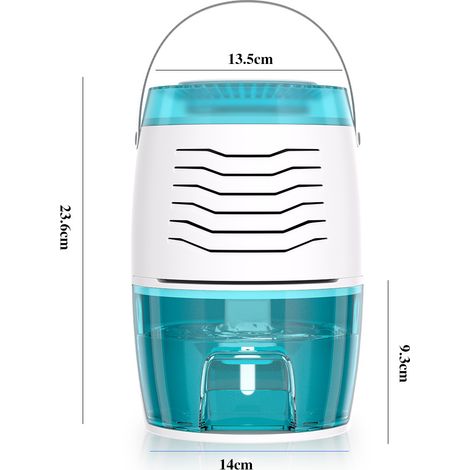 Mini dehumidifier/basement dryer/moisture absorber with quiet operation, solid-state condensation technology, portable dehumidifier, suitable for bedrooms.--DTEKGAZ