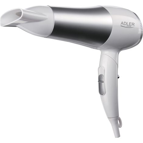 Séchoir, sèche-cheveux Adler AD 2225, 2200 W, Blanc / Argenté
