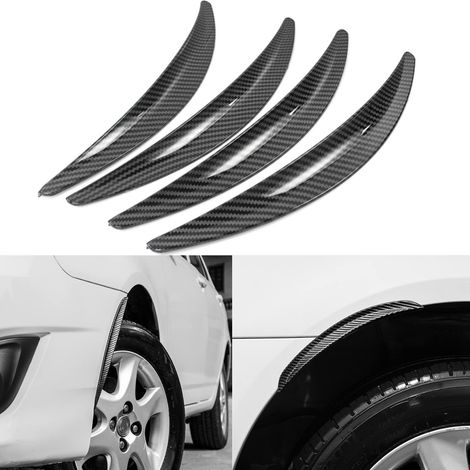 4 pezzi parafanghi universali per auto, parafanghi, paraspruzzi, protezioni per le sopracciglia delle ruote per auto (25 cm)
