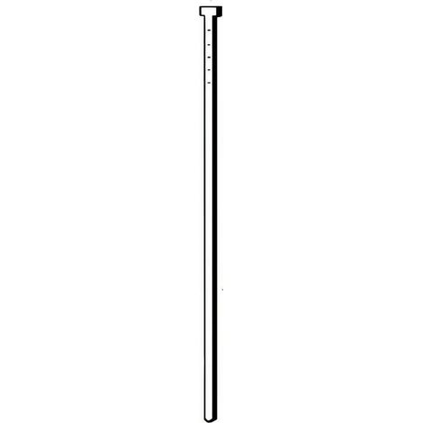 2 000 Pointes Brads Inox en Bande 20° (Pack) - 1.6/2.9x45 mm + 2 Cartouches de Gaz Jaune - D-Work (1/4)