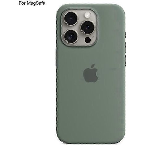 For iPhone 15 Pro Max Liquid Silicone Protective Case with MagSafe Charging and Induction Popover Design for Enhanced Protection and Daily Use( )