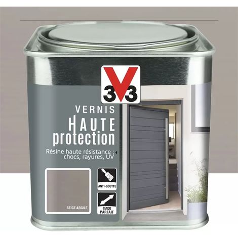 Vernis Haute protection V33 Beige argile Brillant 0,75 L