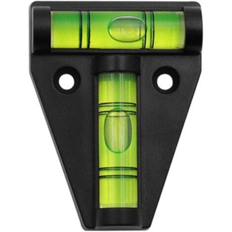 Mini niveau, mini niveau à bulle TT, niveau polyvalent, outil de mesure et de contrôle de niveau, adapté aux camping-cars, remorques, machines (1/4)