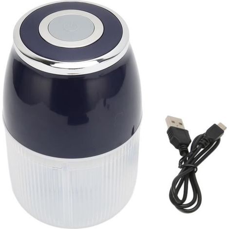 Mini-Knoblauchschneider, elektrischer Knoblauchschneider mit 3 Klingen, leistungsstarkem Motor, multifunktionaler Küchenmaschine, USB-Ladefunktion (1/4)
