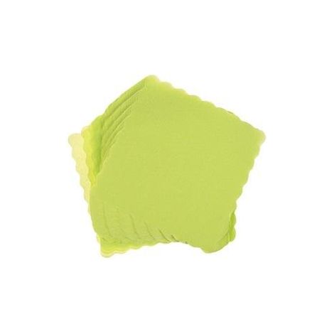 Servilletas de catering color lima, 15x15 cm, 120 unidades.