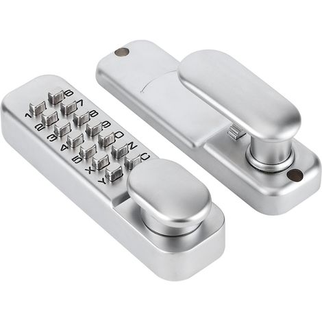 Serrure à code mécanique intelligente sans clé pour porte d'entrée bureau et maison (1/5)