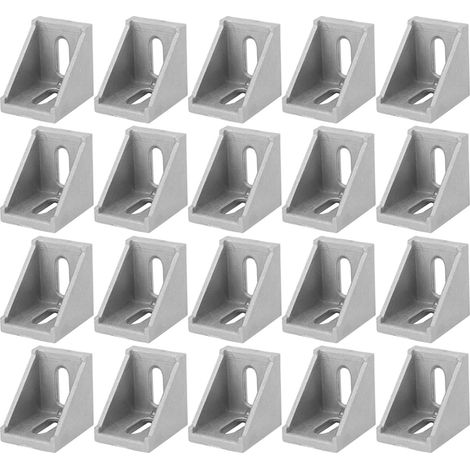 Support de profilé en aluminium Connecteur d'angle droit type L (1/5)