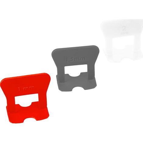 Clips de nivellement de carrelage n° 2 (paquet de 100) 1,0 mm Vorstahl (1/3)