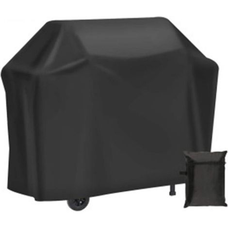 (145x61x117cm) Housse Barbecue, Housse Bâche Résistante de 210D  Protection BBQ Couverture de Grill AntiUV/Antil'eau/Antil'Humidité (1/5)