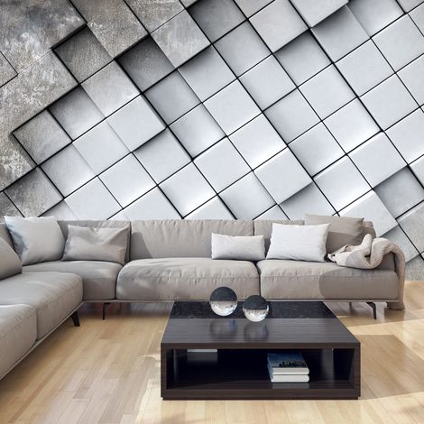 Fotomurale - Gray background 3D - 250x175 (1/4)