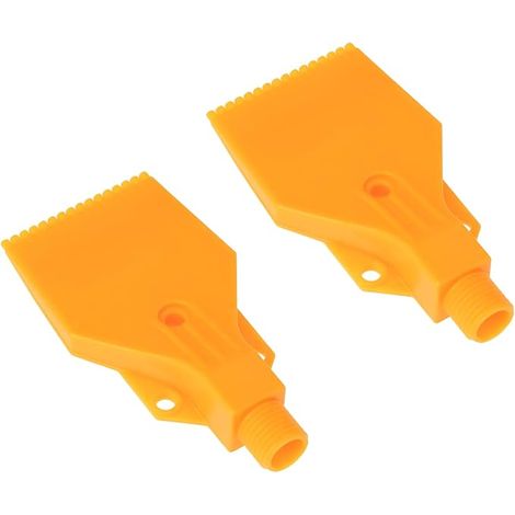 2pcs BSPT Air Blower Nozzle 1/4 Inch 3 Holes Compatible with Air Compressor Systems Blower Dust Collector Dryer Plastic (1/5)