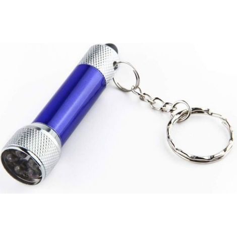 Porte-clés lampe de poche LED - - Lot de 10 - Mini portable - Compact et léger - Pour randonnée/camping (1/4)
