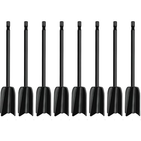 Lot de 8 bâtons de mélange de peinture pour résine époxy et mélange de peinture avec design efficace 16,5 cm de long (1/5)
