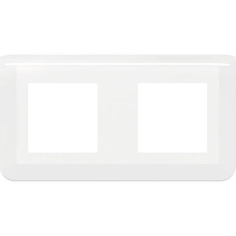 LEGRAND MOSAIC PLAQUE QUADRUPLE HORIZONTALE BLANC - 078808L (1/8)