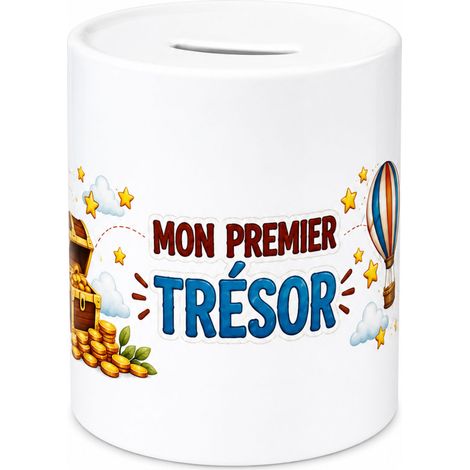 Tirelire en céramique enfant cadeau premières économies (1/3)