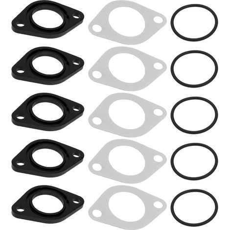 5-teiliger Ansaugkrümmerdichtungssatz für Motorräder, 26-mm-Motocross-Vergaser-Ansaugkrümmerdichtung, kompatibel mit 110-cm³- und 125-cm³-Pitbikes (1/5)