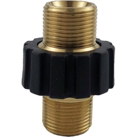 Adaptateur rapide pour tuyau à haute pression, double mâle M22 x 1,5, connecteur pour nettoyeur haute pression, raccord universel solide