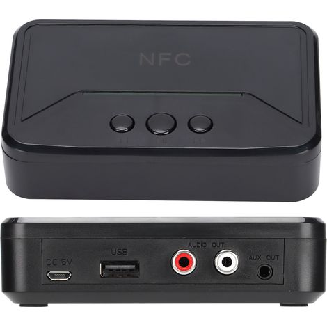 Récepteur audio sans fil Bluetooth 5.0 HiFi pour voiture, adaptateur audio sans fil pour smartphones et tablettes