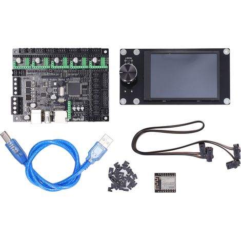 Carte mère imprimante 3D MKS Robin WiFi + MKS Controller Board, protection TVS, support périphérique USB virtuel (1/5)